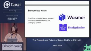Lightning Talk: The Present and Future of Cross-Platform GUI in C++ - Matt Aber - CppCon 2024