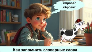 Как легко и быстро запомнить словарные слова. Для родителей младших школьников.