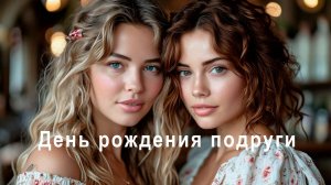 "День рождения подруги" - песня Ланы Королевой-Мунц.