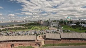 Жемчужины Казани: Панорама Дворца земледельцев и Дворцовой Набережной