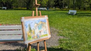 Премьера обеда в машине/ пошли гулять по парку и покатачаться на качели