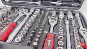 Forcekraft Набор инструментов 216 предметов 1/4, 3/8, 1/2 (6 граней) FK-38841-8(62154)