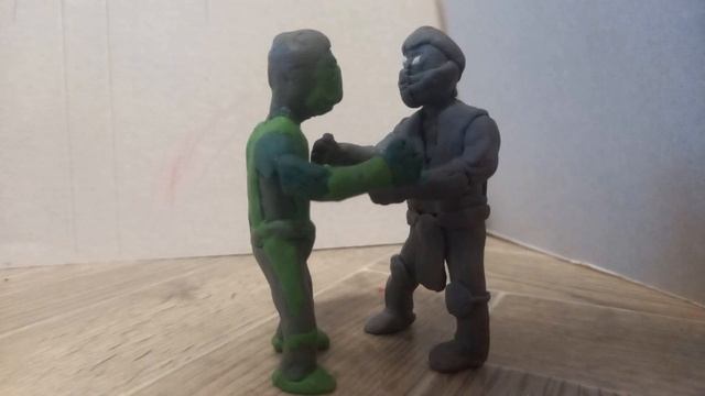 Рептилия Vs Нуб-Сайбот mortal kombat(анимация пластилин) смотреть онлайн