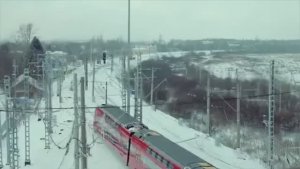 Двухэтажная электричка ЭШ2 (Аэроэкспресс)