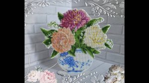 30.25 Цветочный этюд с пионами. Готовая работа