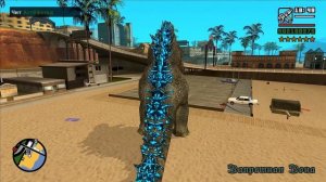 БОЛЬШАЯ ГОДЗИЛЛА НАПАЛА НА ГОРОД В GTA SAN ANDREAS!!!