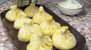 ХИНКАЛИ с картошкой и сыром...🥟🍠🧀😋    Рецепт в описании ✍️