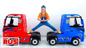Влад и Ники. Веселые истории с детскими машинками. Коллекция видео для детей!