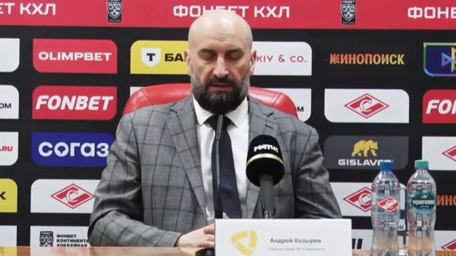 Спартак - Северсталь. КХЛ. ЖАМНОВ и КОЗЫРЕВ: главные тр?