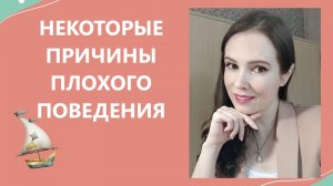 Некоторые причины плохого поведения у детей