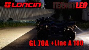 Фары Термит на квадроцикле Loncin X Woolf 1000