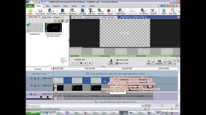 как в Videopad наложить секундомер таймер на видео - урок