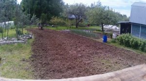 HUTER MK-15000P вспахал две сотки целины, масло из движка потекло, черный дым с огнем из глушака ппц