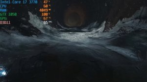 ТЕСТ В ИГРАХ. i7-3770 Nvidia GeForce GTX 1050 16гб ОЗУ ddr3