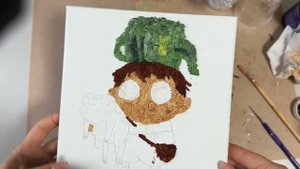 Повторяем идею из PINTEREST | Картина из салфеток и клея | diy