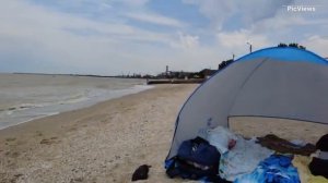 Ейск Краснодарский край сегодня 12 июня 2025. Какая погода, обстановка на пляже, море сейчас