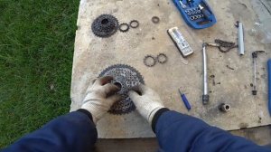 Ремонт кассеты на велосипеде.