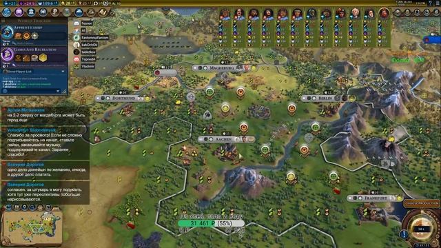 Civilization VI 6vs6 стандартная смотреть онлайн
