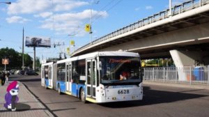 Поездка на троллейбусе ТролЗа-6206.00 Мегаполис № 6628 (№ 8653) Маршрут № 73 Москва