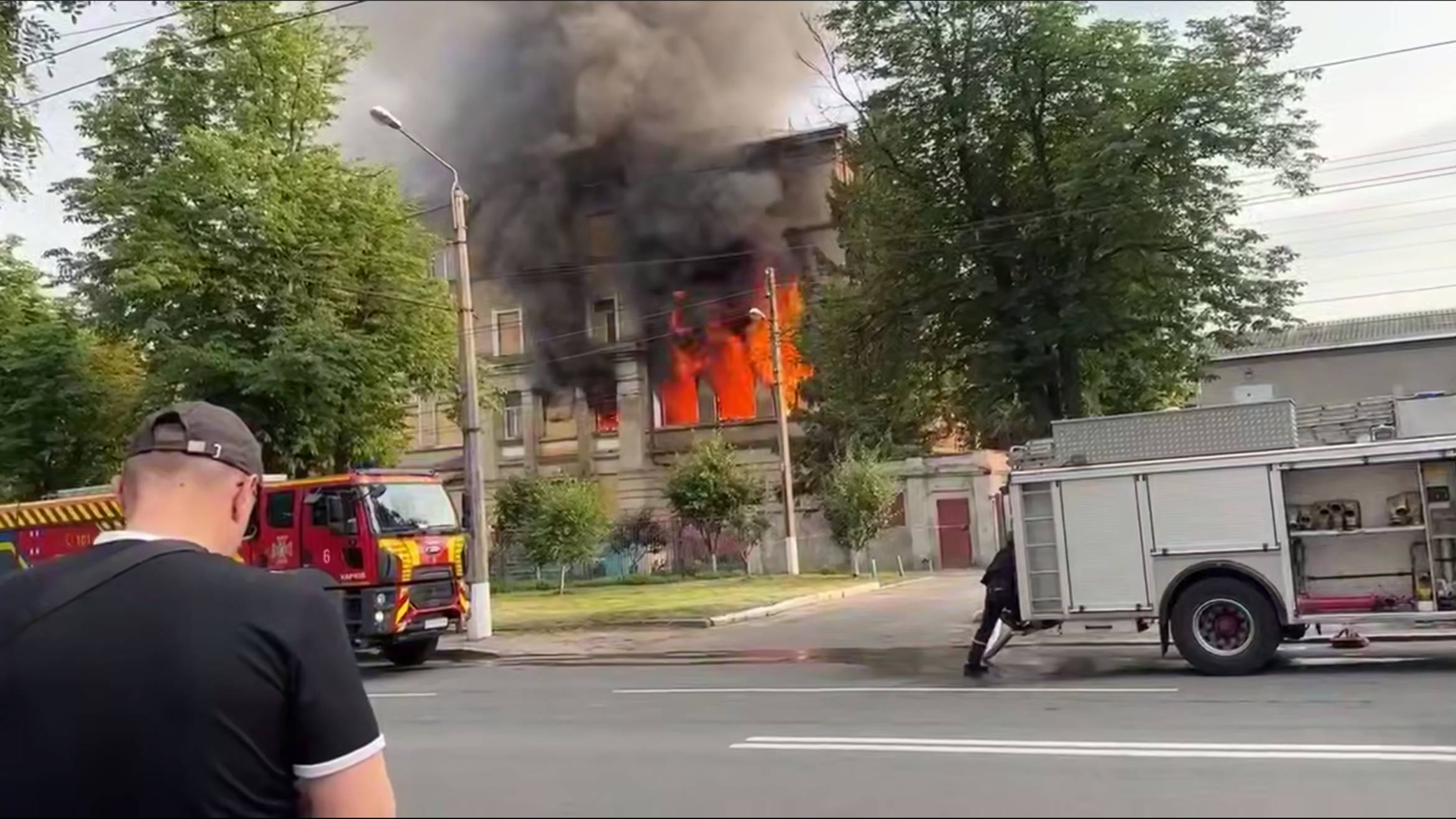 🔴Во временно оккупированном Харькове хорит ТЦК, подожгли🔥🔥🔥🔴