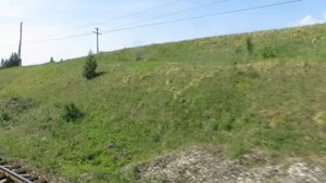 Вид из окна поезда - Виадук через р.Большая Сарана