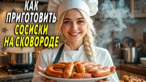 Как приготовить сосиски на сковороде