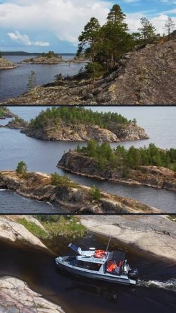 🚤Карелия. Лавируя между ладожских шхер. #карелия #шхеры