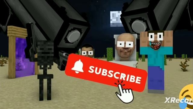 Школа монстров: SKIBIDI TOILET HORROR CHALLENGE - FUNNY MINECRAFT ANIMATION смотреть онлайн