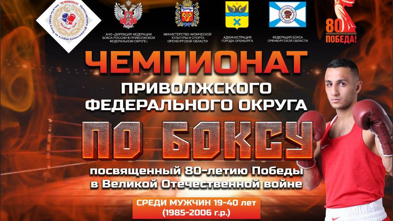 4 день . ФИНАЛЫ .Чемпионат Приволжского Федерального округа по боксу 2025 , Оренбург
