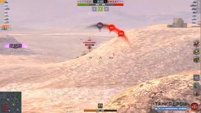 =ТАНКОДРОМ= World of Tanks Blitz Мастер XyK CTIpaBa на ПРЕМИУМ 59-PATTON смотреть онлайн
