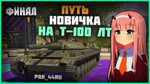 С Нуля До Т-100 ЛТ. В Tanks Blitz | ФИНАЛ