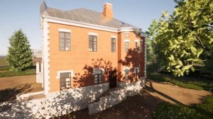 Виртуальная реконструкция флигеля усадьбы Сенницы (к?