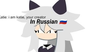 Abbie and Katie paper school in Russian 🇷🇺
