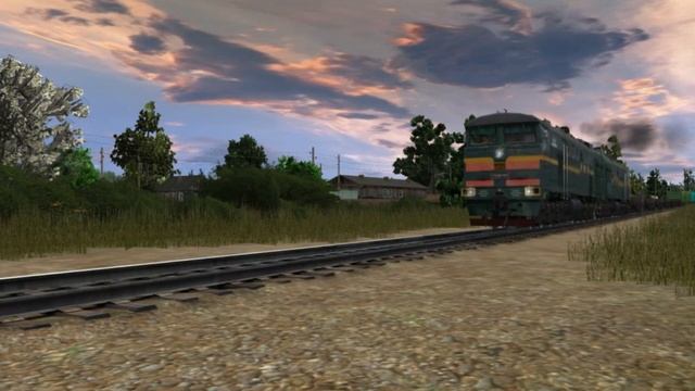 Сборник Поездов на станции "Пруды" Trainz Simulator 2012 смотреть онлайн
