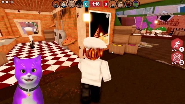 ПРЯТКИ И ДОГОНЯЛКИ В РОБЛОКСЕ! ДОБРЫЙ КОТ ИГРАЕТ В РОБ? смотреть онлайн