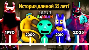 Рассекреченная история Garten of BanBan 0-8 полная от Gaming Time и Buggy Huggy (русский дубляж ИИ)
