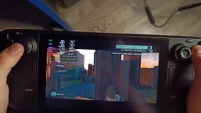 Dishonored на steam deck, ФПС тест смотреть онлайн