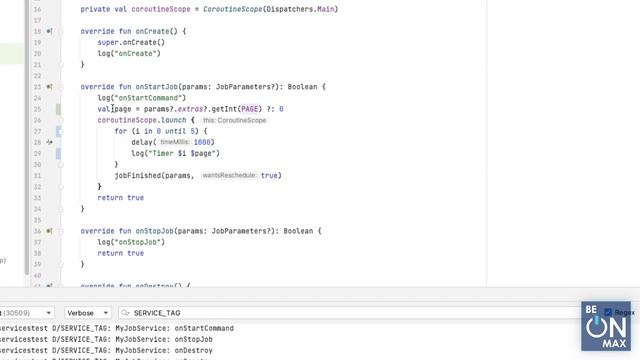 9.JobScheduler. Метод enqueue