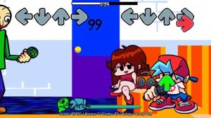 Балди против FNF: Битва музыки и математики 📚