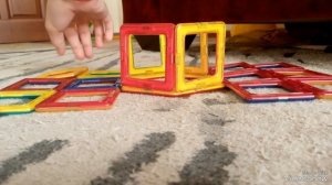 как собрать замок из магнитного конструктора