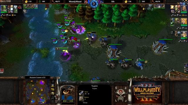 Он всегда играет Тауренов: WoodyWood (Orc) vs Lith (Hum) Warcraft 3 Reforged смотреть онлайн