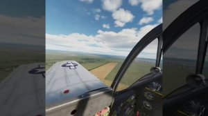 DCS: TF-51D - Взлёт и посадка без одного закрылка, VR (Single flap fl