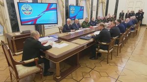 Совещание по рассмотрению проекта государственной программы вооружения на 2027–2036 годы