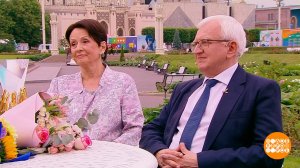 Лауреаты премии "Призвание" Елена Байбарина и Сергей Куцев. Праздничный канал. Фрагмент выпуска о...