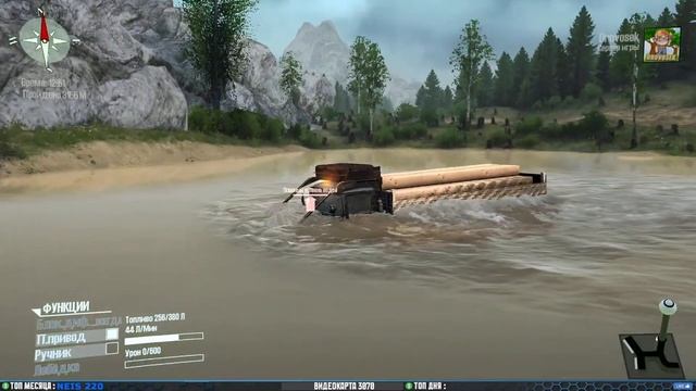 Spintires : MudRunner Карта «Ust Upper Forest» смотреть онлайн