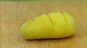 Картофель с сыром и ветчиной