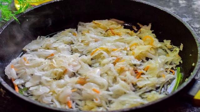 Гречка с квашеной капустой
