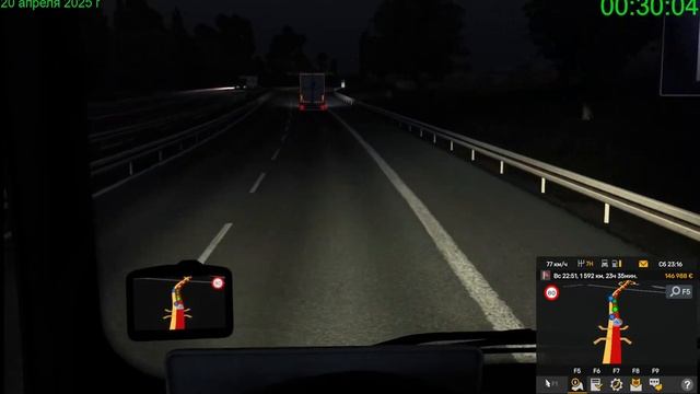 Euro Truck Simulator 2 - Конвой с Lavr WoT по ДД - Руль Logitech G27 смотреть онлайн