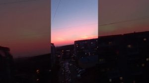 Солнышко ушло за дом! Будем наблюдать.