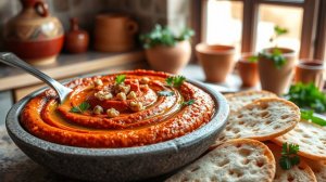 Пикантная закуска с Ближнего Востока: Мухаммара — гвоздь любого стола!